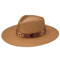 Stetson Sol Straw Hat-Sand