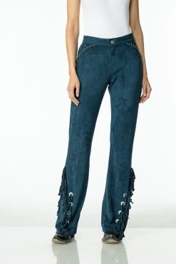 Double D Ranch Signs Pant -Lake Breeze