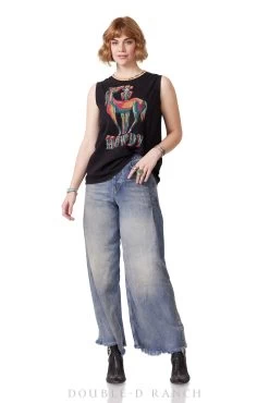 Horse Girl Tank-Black