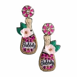 Boozy Pink Earrings