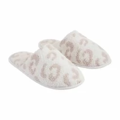 Leopard Chenille Slipper
