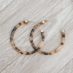 Shimmer Hoo Hoops-Tortoise Shell
