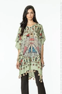 Double D Ranch Pueblo Bird Poncho