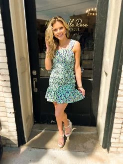 Ashton Floral Smocked Dress