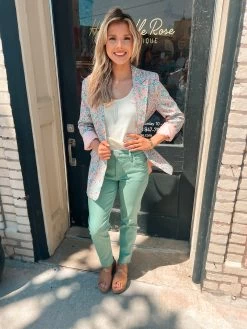 Reese High Rise Fab Ab Ankle Straight Leg Jean -Fashion Store IMG 2759