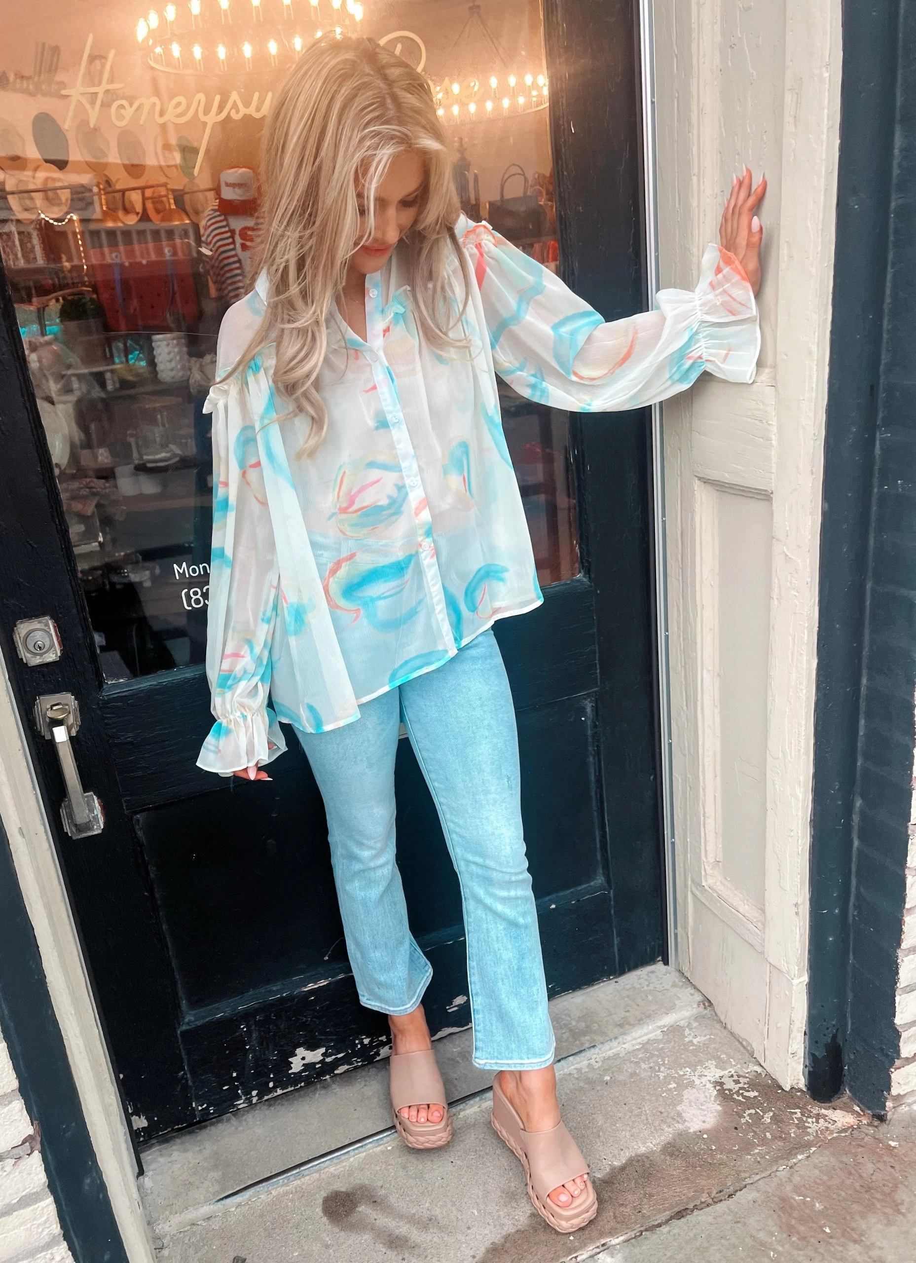 Marlee Button Up Top 4 Marlee Button Up Top - Image 2