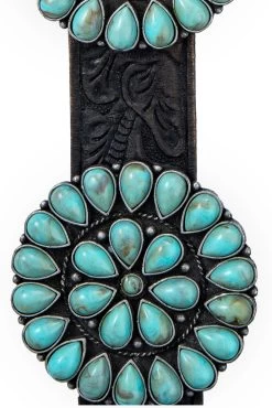 Double D Ranch Saqui Concho Belt-Black