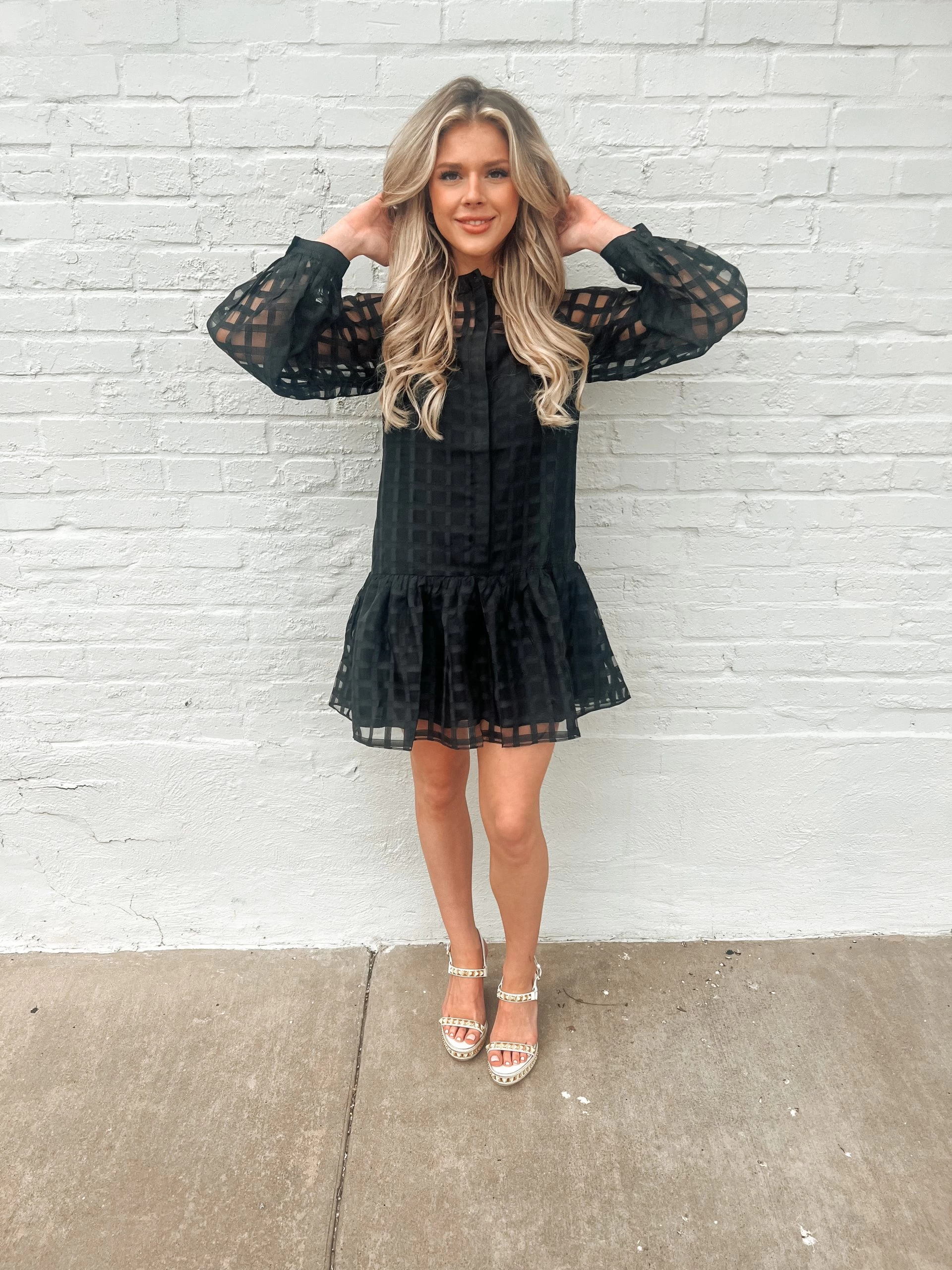 Portia Gingham Button Down Dress 4 Portia Gingham Button Down Dress - Image 2