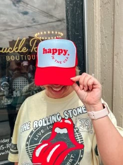 Happy In The USA Trucker Cap