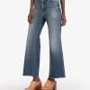 Meg High Ise Fab Ab Wide Leg Jean - Beckon -Fashion Store KG1516MB6L BEKNM S