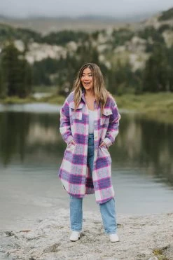 Rocky Long Plaid Shacket