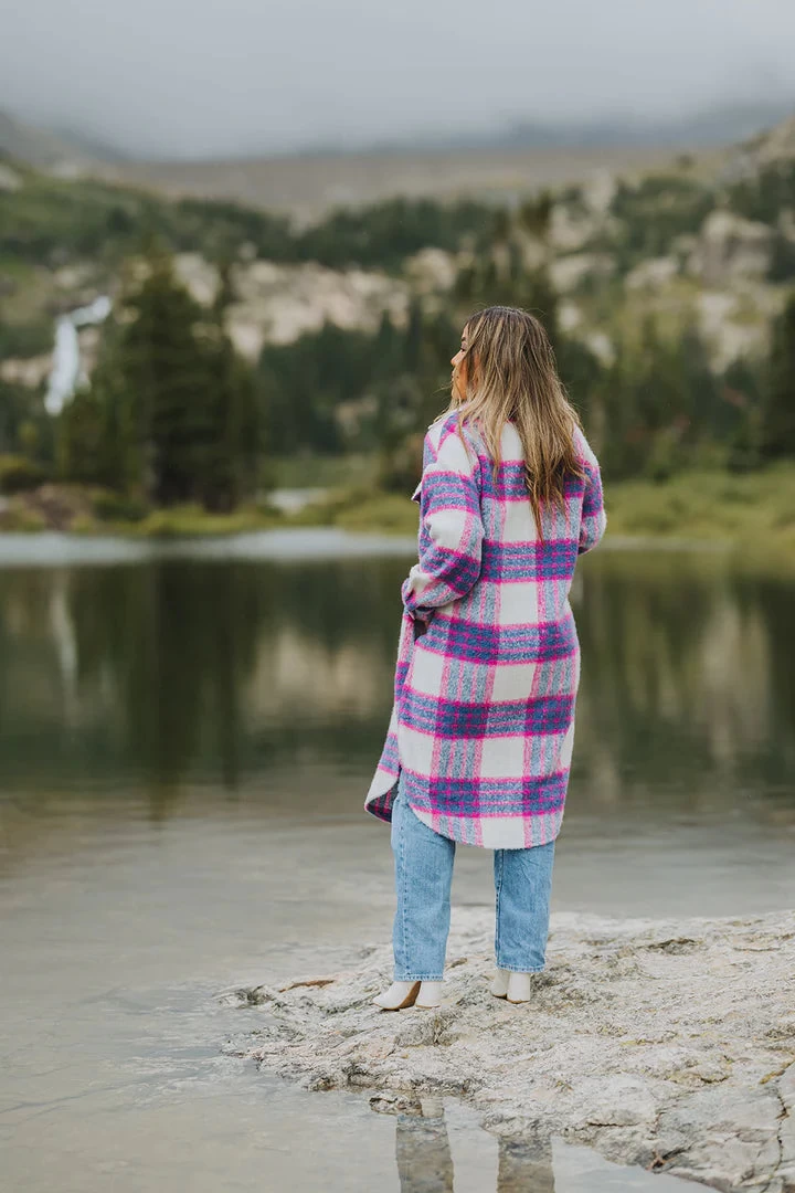 Rocky Long Plaid Shacket 4 Rocky Long Plaid Shacket - Image 2