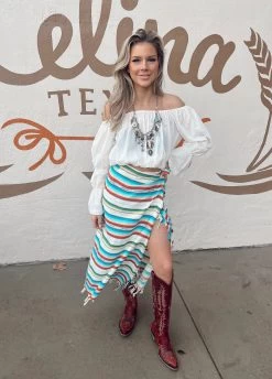 Lupe Wrap Skirt -Fashion Store Tezza 4164