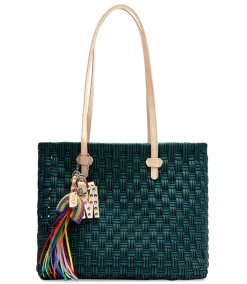Woven Tote-Carlita
