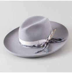 Stetson Oceanus Seeker Hat-High Gray