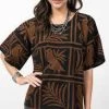 Eva Embroidered Black And Brown Top -Fashion Store download 8ad34a0f 286d 4303 8f45 5489cab962e1