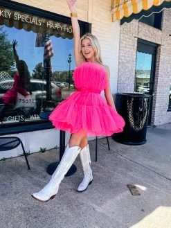 XOXO Pink Tulle Dress -Fashion Store image 11c527ff 3e9b 4daa ade4 a75bfaead776