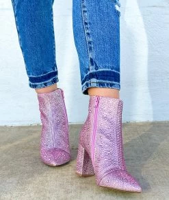 Betsey Johnson Cady Bootie - Light Pink