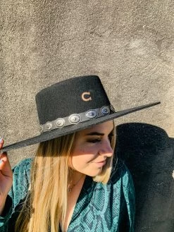 CHARLIE 1 HORSE Charlie 1 Hat High Desert Hat Black