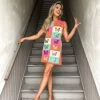 Queen Of Sparkles Colorblock Butterfly Sweater Tank Dress -Fashion Store image 562111d7 7663 4c59 a1da 251f86583fd5