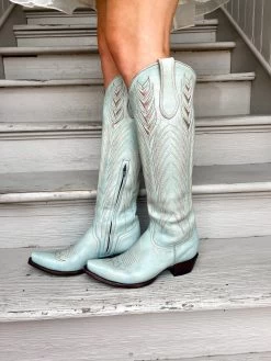 Emmer Tall - Blue And Rose Gold