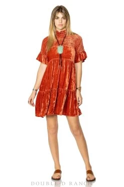 Double D Ranch Canter Dress - Rodeo Red