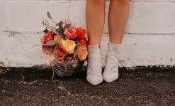 Betsey Johnson Cady Boot-Silver