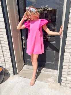 Payton T - Shirt Dress - Hot Pink -Fashion Store image 7ac8d265 b4e0 4724 b262 067dd40ec25c
