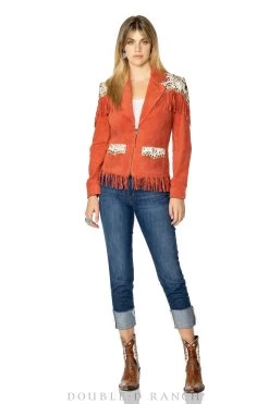 Double D Ranch Chrome Jacket - Rodeo Red