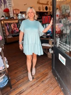 Poncey Dress - Seafoam