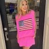 Queen Of Sparkles Neon Pink Sweater Skirt -Fashion Store image cd6d7563 84c1 4ed4 b8ff f2fbd044d9b0