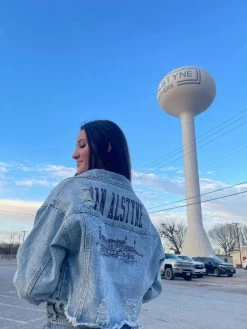 Van Alstyne Custom Skyline Cropped Denim Jacket -Fashion Store image cda8c637 9aa9 43cf bf3e 87b20038da76