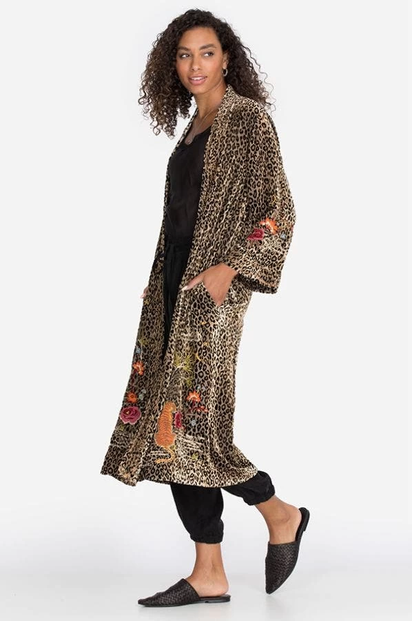 Johnny Was Keone Velvet Kimono Coat 3 Johnny Was Keone Velvet Kimono Coat