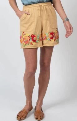 Pablo Knit Shorts With Flowers