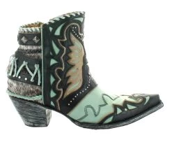 Old Gringo Eagle Flight 6" Black/Aqua